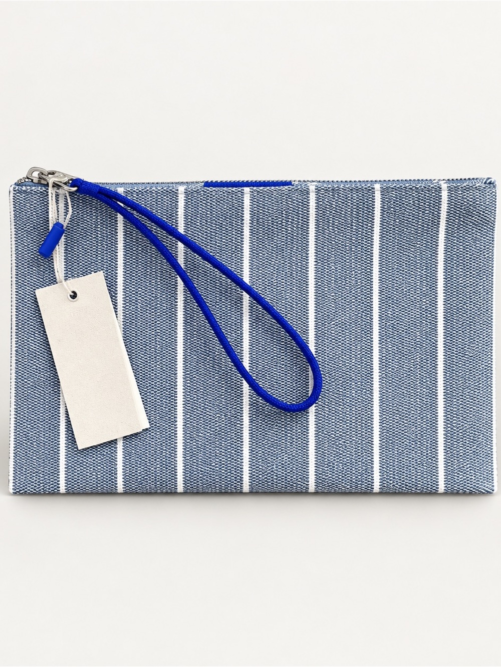 Rothy’s Striped Blue Wristlet